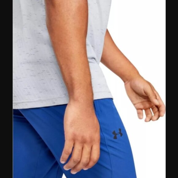 Under Armour UA Seamless Short Sleeve T Shirt Shade Silver Gray Size M - Picture 3 of 12